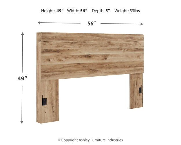 Hyanna Panel Headboard With Mirrored Dresser