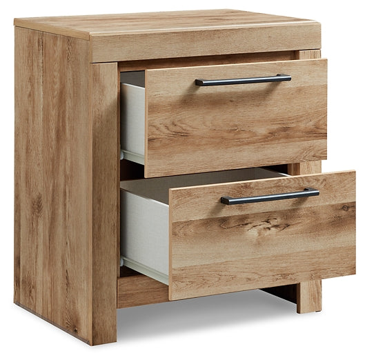 Hyanna Panel Bed With Storage With Mirrored Dresser And 2 Nightstands