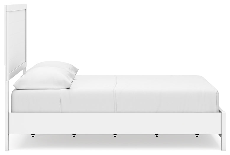 Binterglen Panel Bed With Mirrored Dresser
