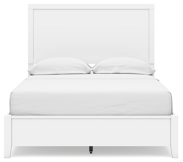 Binterglen Panel Bed With Mirrored Dresser, Chest And 2 Nightstands