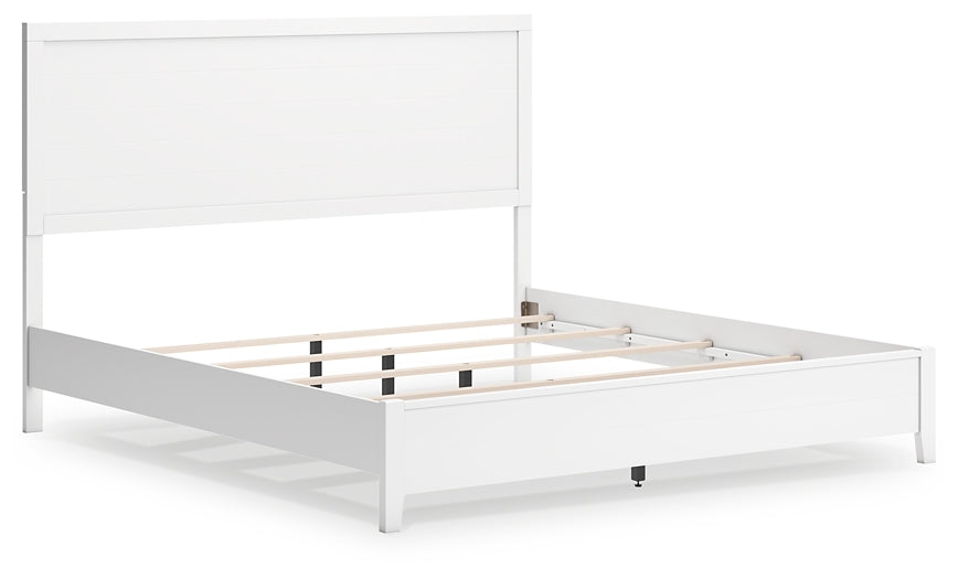 Binterglen Panel Bed With Mirrored Dresser