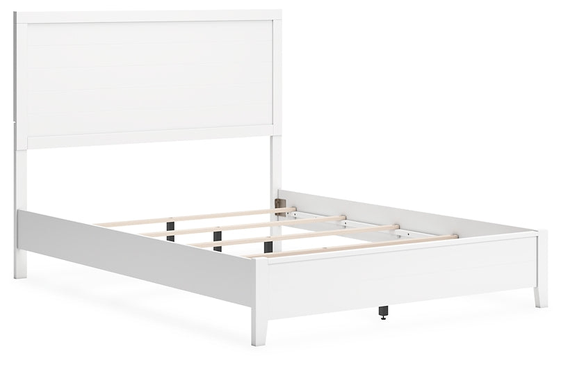 Binterglen Panel Bed With Mirrored Dresser, Chest And 2 Nightstands