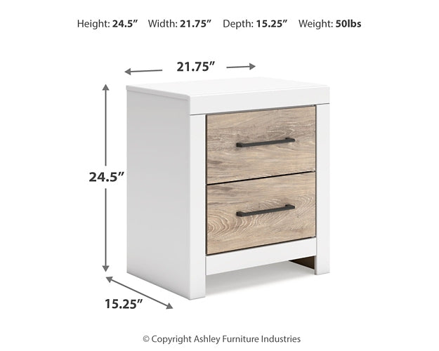 Charbitt Panel Bed With Mirrored Dresser, Chest And 2 Nightstands