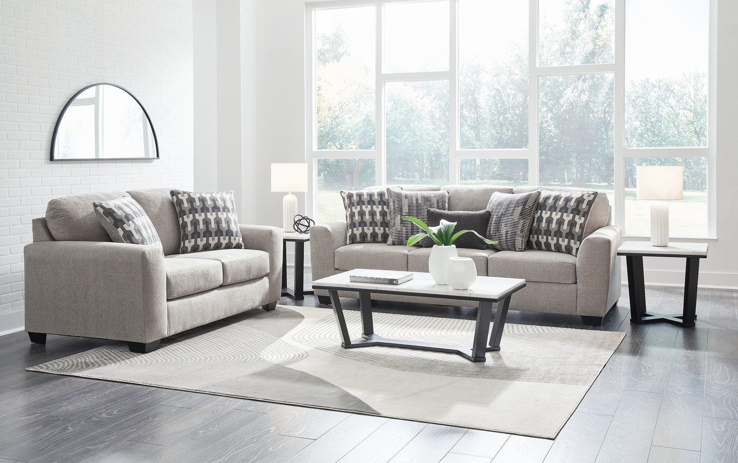 Avenal Park Sofa and Loveseat