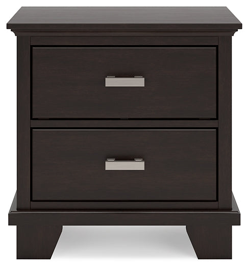 Covetown Panel Bed With Mirrored Dresser And Nightstand