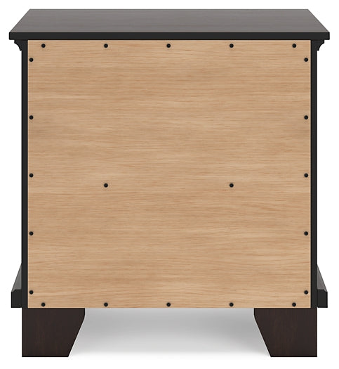 Covetown Panel Bed With Mirrored Dresser And Nightstand