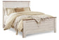 Willowton  Panel Bed With Dresser And Nightstand