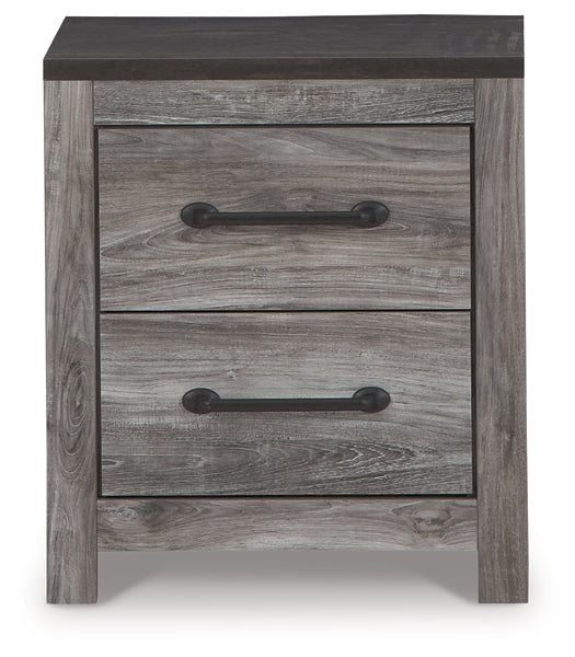 Bronyan Panel Bed With Mirrored Dresser And Nightstand