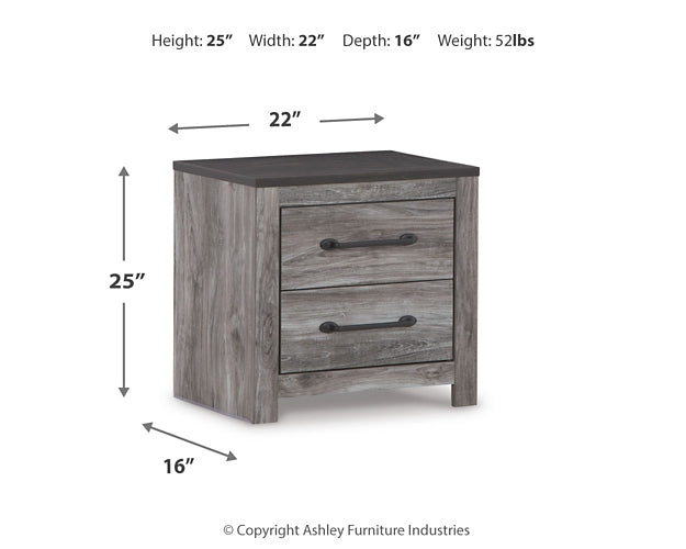 Bronyan Panel Bed With Mirrored Dresser And Nightstand