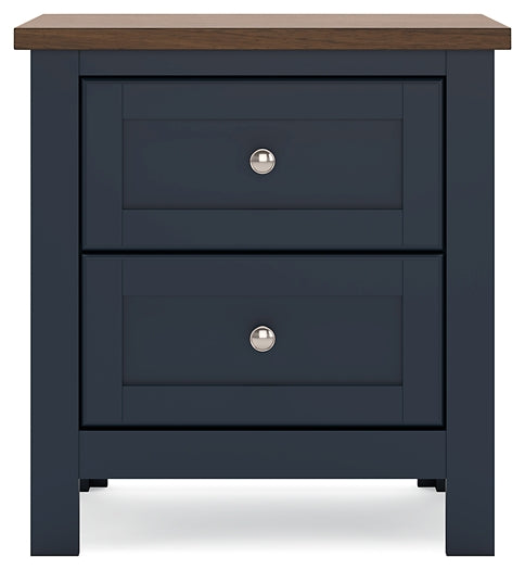 Landocken Panel Bed With Mirrored Dresser And 2 Nightstands