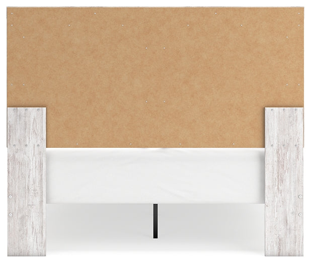 Cayboni Panel Bed With Mirrored Dresser