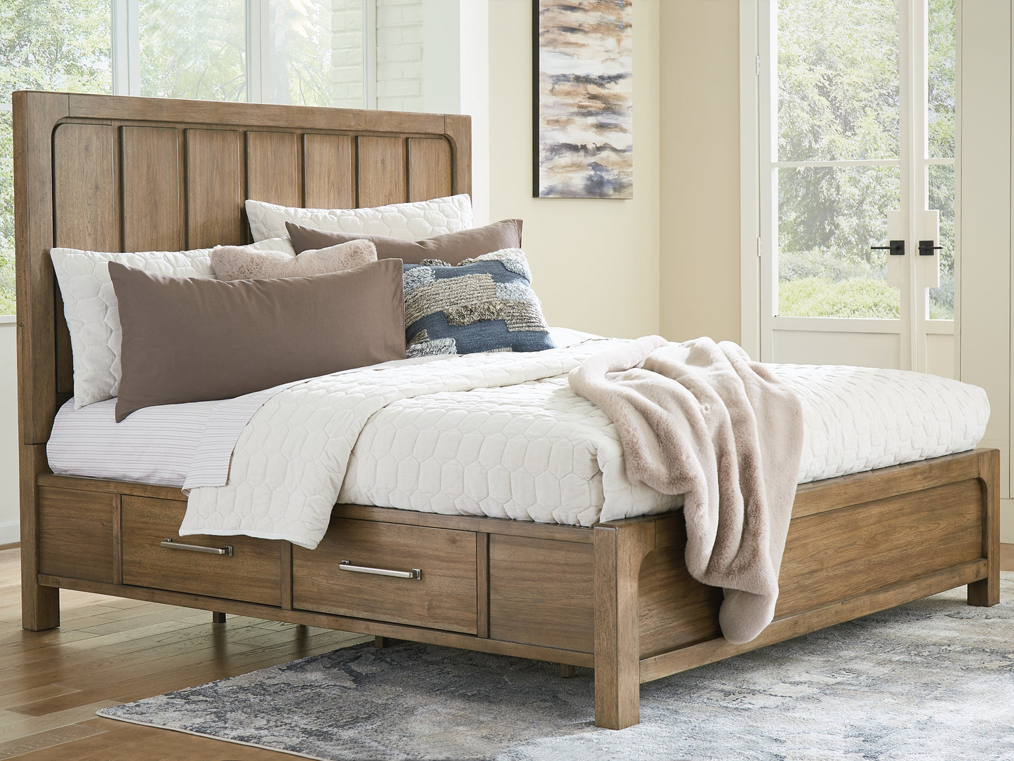 Cabalynn California Panel Bed With Dresser, Chest And Nightstand