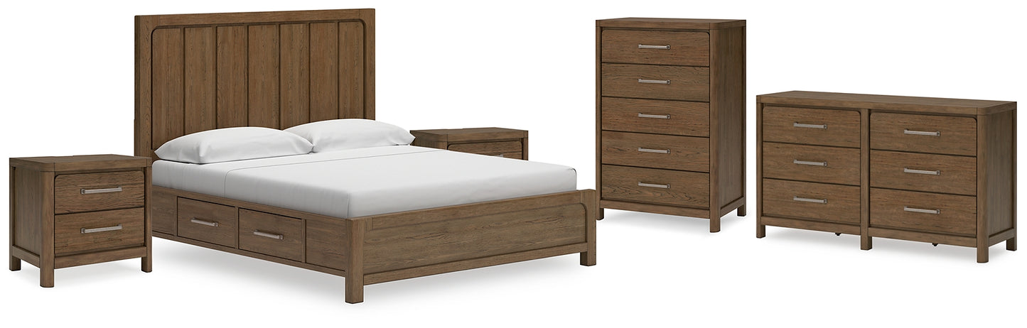 Cabalynn California Panel Bed With Dresser, Chest And Nightstand