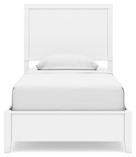 Binterglen Panel Bed With Mirrored Dresser And 2 Nightstands