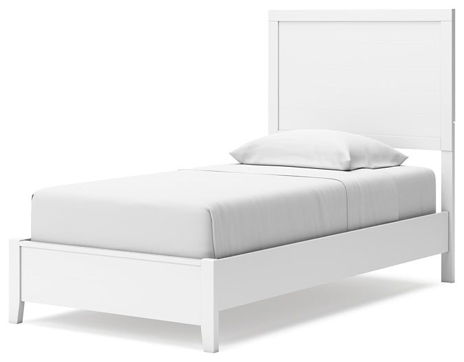Binterglen Panel Bed With Mirrored Dresser And 2 Nightstands
