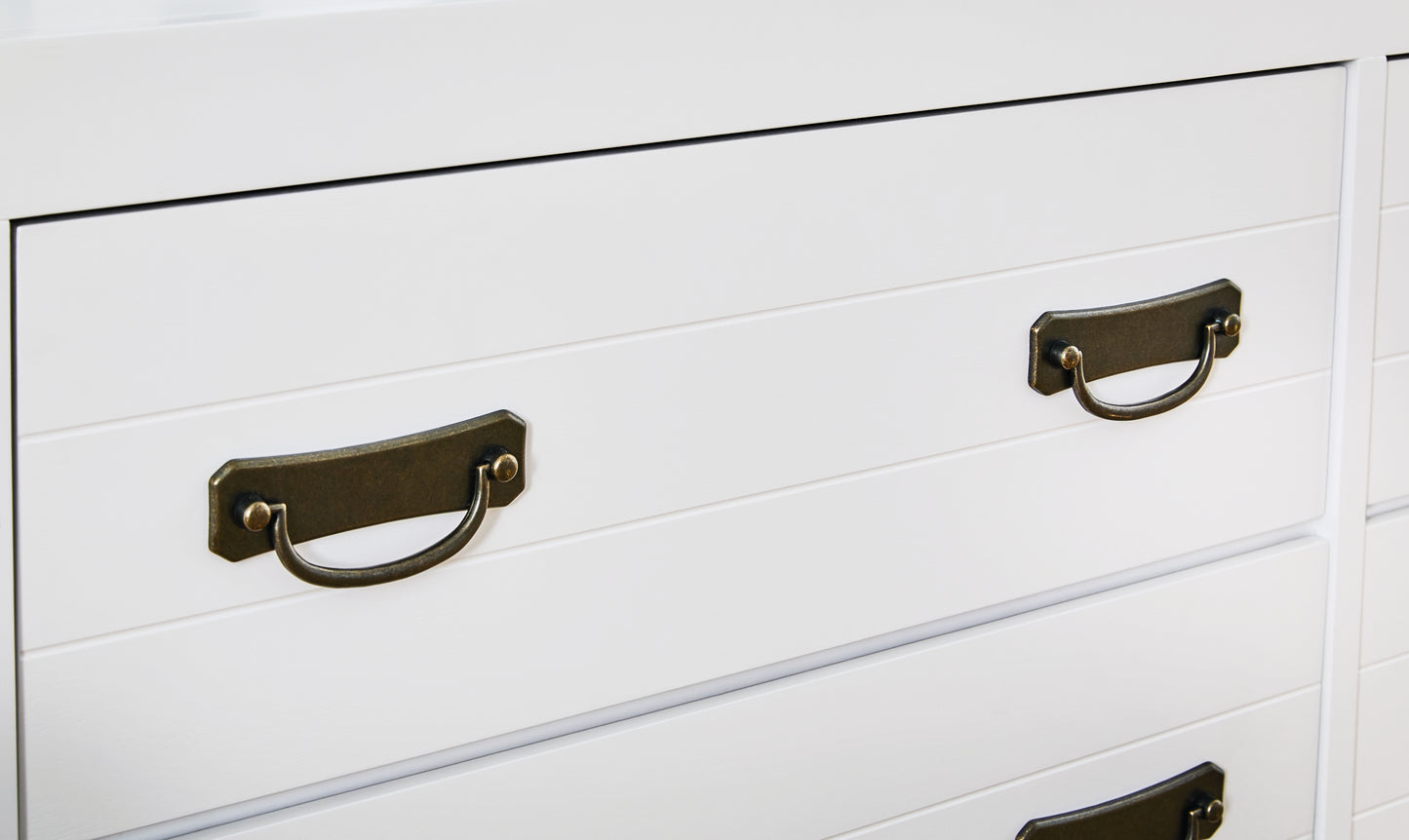Binterglen Panel Bed With Mirrored Dresser And Chest