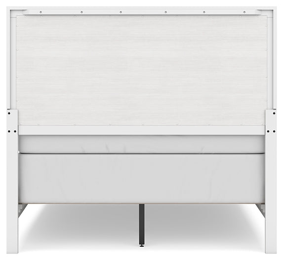 Binterglen Panel Bed With Mirrored Dresser And Chest