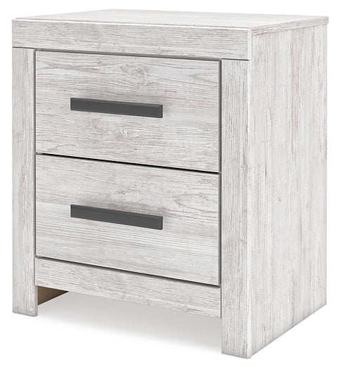 Cayboni Panel Bed With Mirrored Dresser And 2 Nightstands