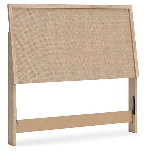 Cielden Upholstered Panel Bed With Mirrored Dresser, Chest And 2 Nightstands