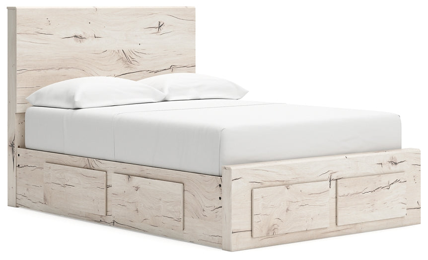 Lawroy Panel Storage Bed With Mirrored Dresser
