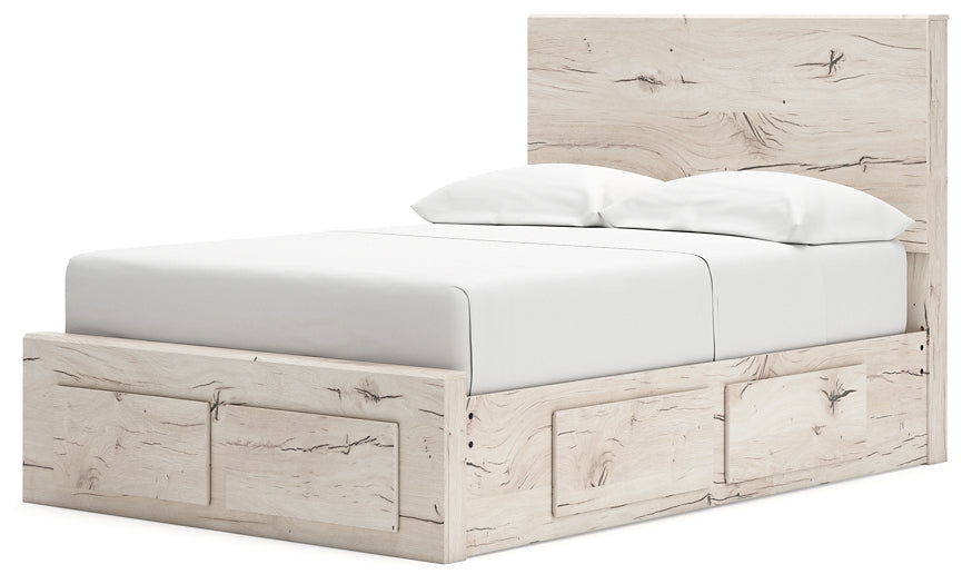 Lawroy Panel Storage Bed With Mirrored Dresser