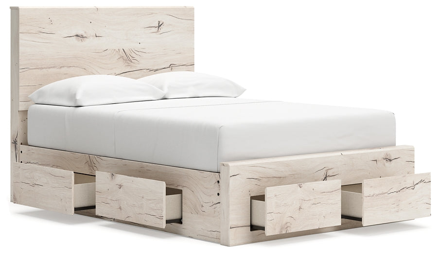 Lawroy Panel Storage Bed With Mirrored Dresser