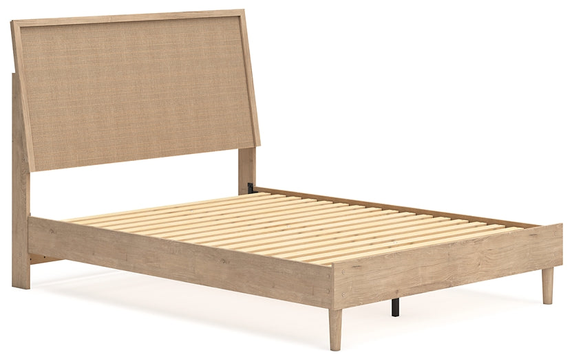 Cielden Panel Bed With Mirrored Dresser, Chest And 2 Nightstands