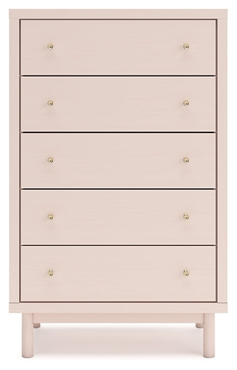 Wistenpine Upholstered Panel Bed With Mirrored Dresser, Chest And 2 Nightstands