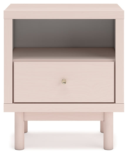 Wistenpine Upholstered Panel Bed With Mirrored Dresser, Chest And 2 Nightstands