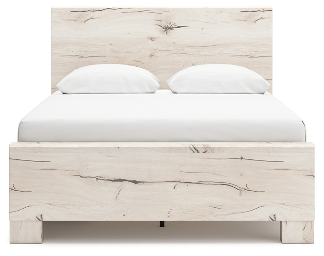 Lawroy Panel Bed With Mirrored Dresser