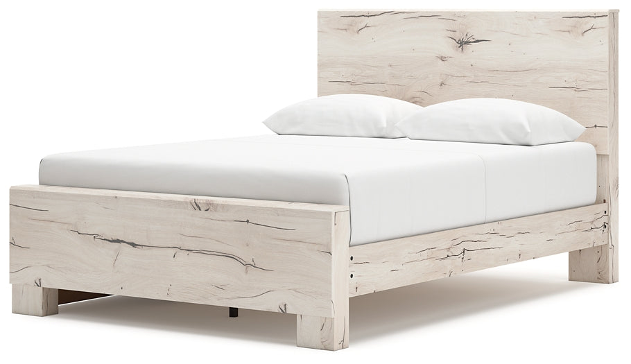 Lawroy Panel Bed With Mirrored Dresser