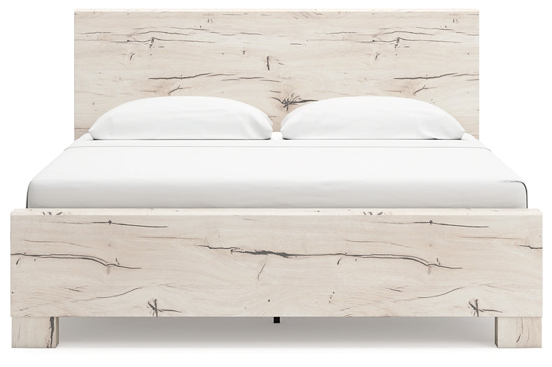 Lawroy Panel Bed With Mirrored Dresser