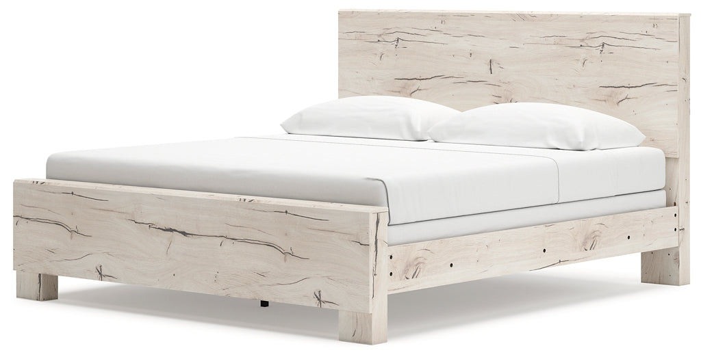 Lawroy Panel Bed With Mirrored Dresser