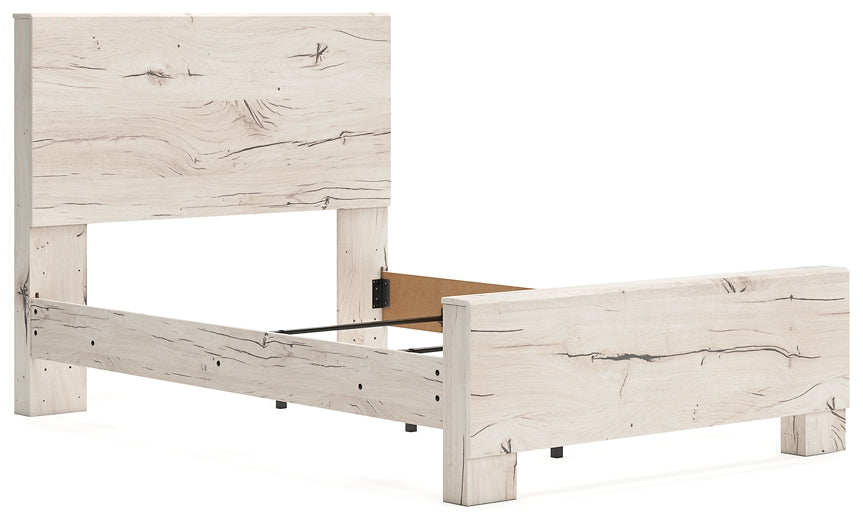 Lawroy Panel Bed With Mirrored Dresser