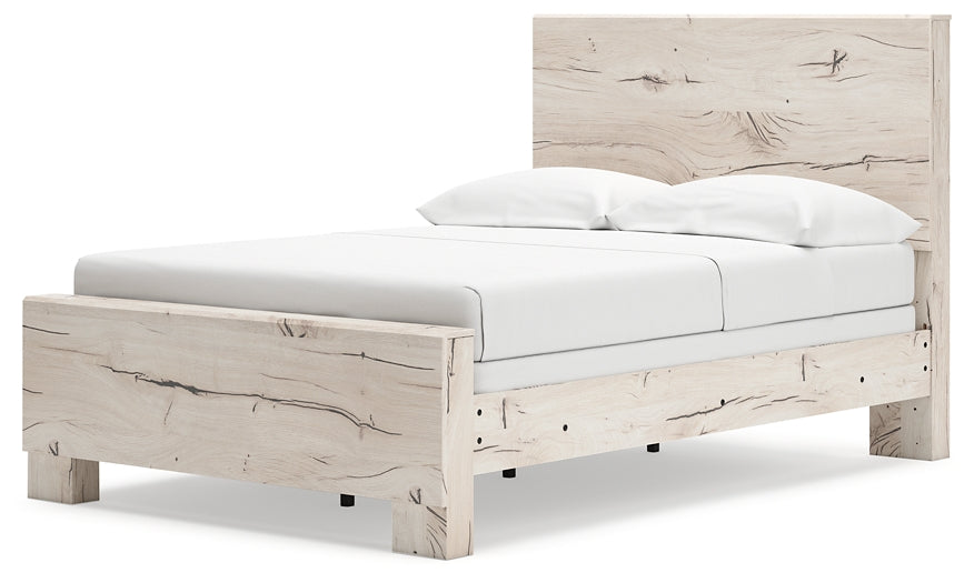 Lawroy Panel Bed With Mirrored Dresser