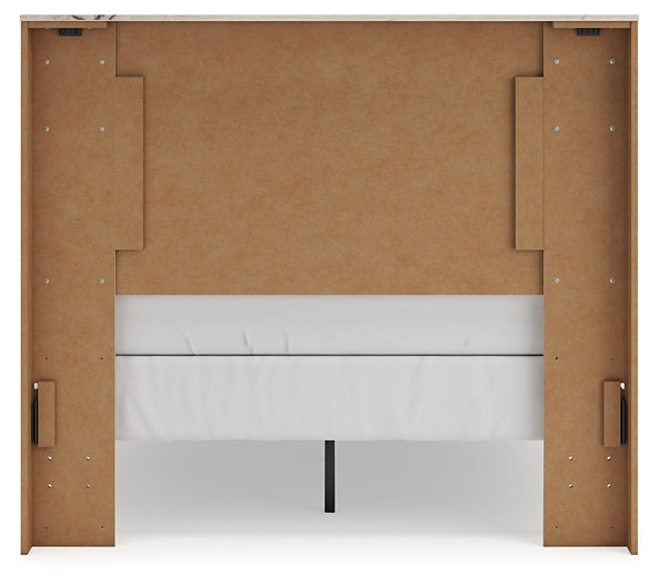 Lawroy Panel Bed With Mirrored Dresser