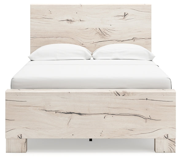 Lawroy Panel Bed With Mirrored Dresser