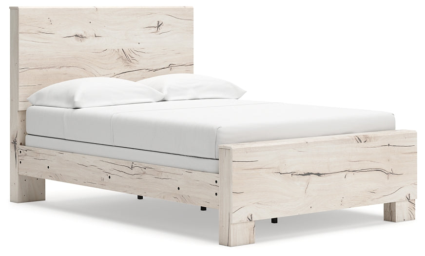 Lawroy Panel Bed With Mirrored Dresser