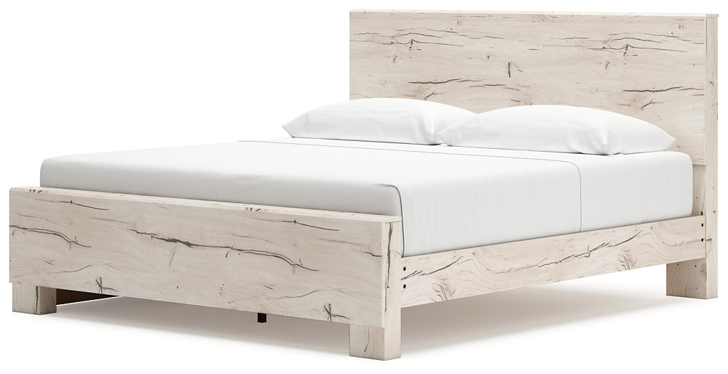 Lawroy Panel Bed With Mirrored Dresser