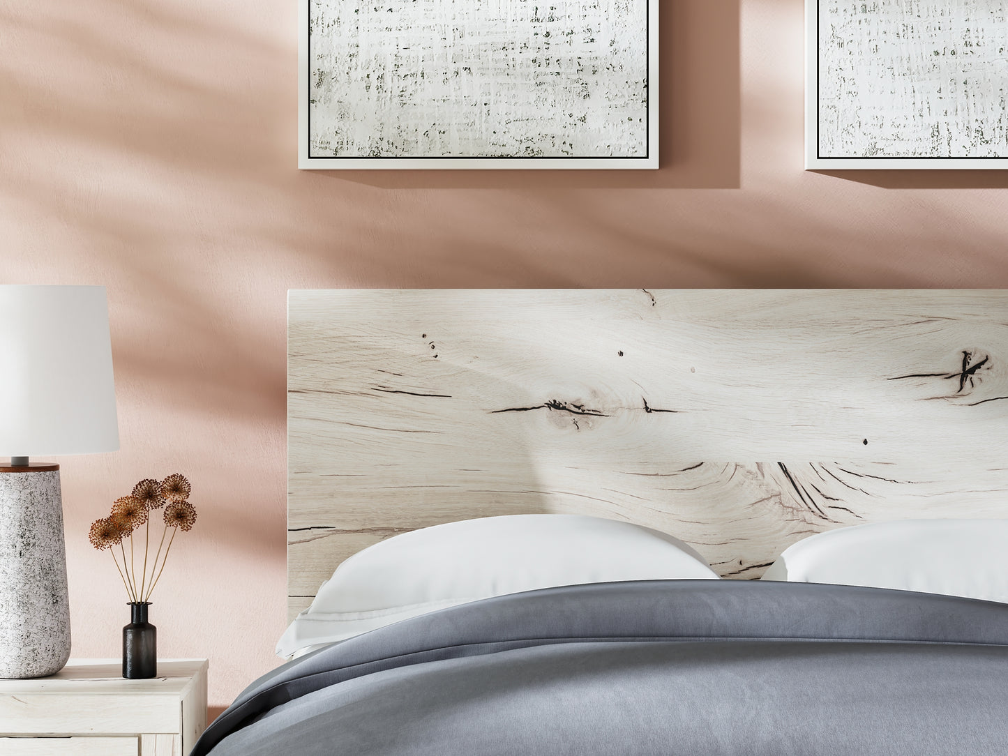 Lawroy Panel Bed With Mirrored Dresser