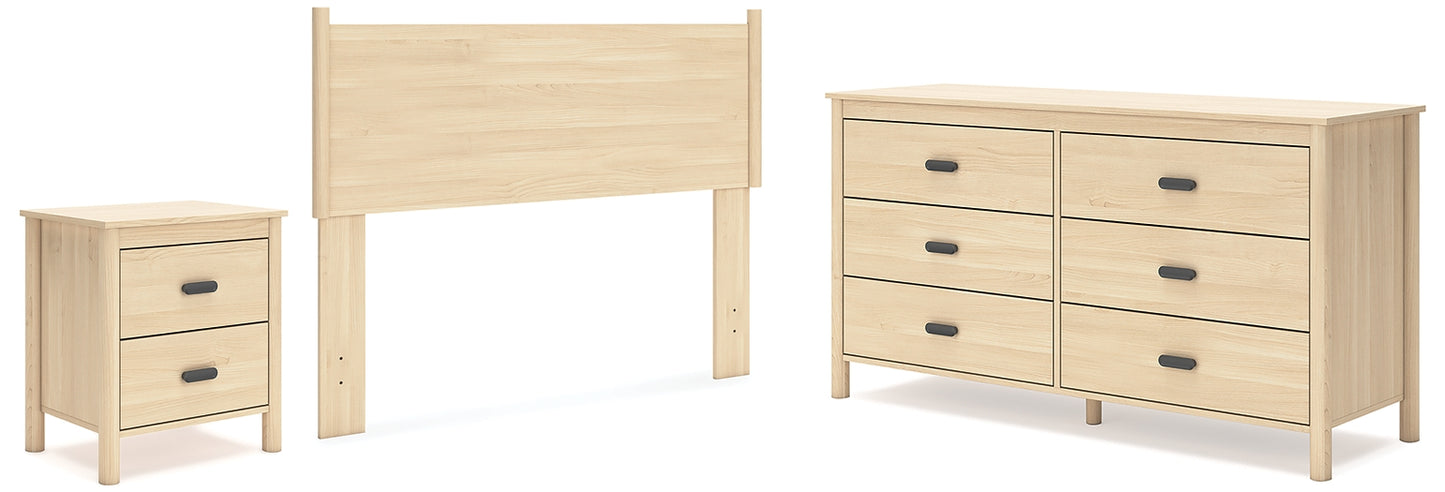 Cabinella Panel Headboard With Dresser And Nightstand