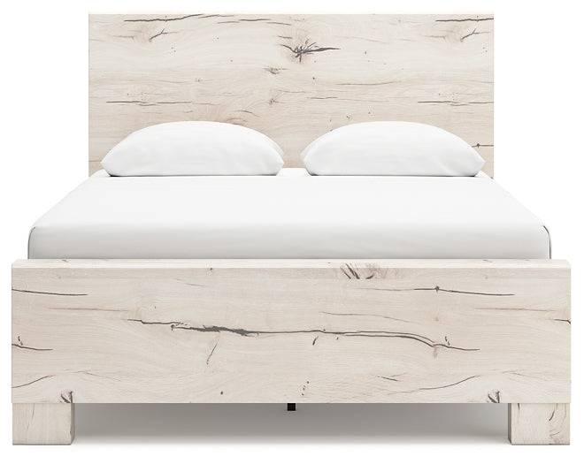 Lawroy Panel Bed With Mirrored Dresser