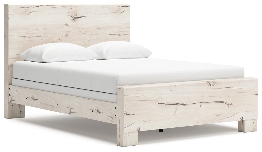Lawroy Panel Bed With Mirrored Dresser