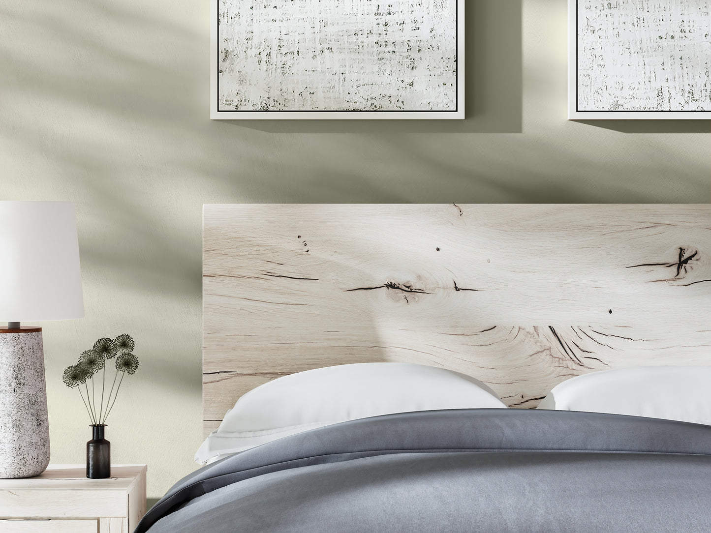 Lawroy Panel Bed With Mirrored Dresser