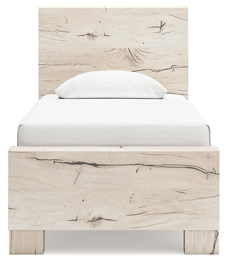 Lawroy Panel Bed With Mirrored Dresser