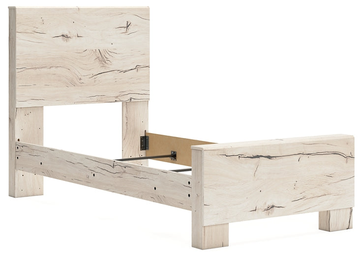 Lawroy Panel Bed With Mirrored Dresser