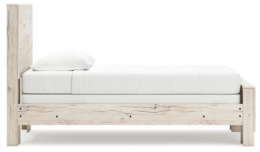 Lawroy Panel Bed With Mirrored Dresser