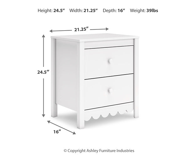 Hallityn Panel Headboard With Dresser And Nightstand
