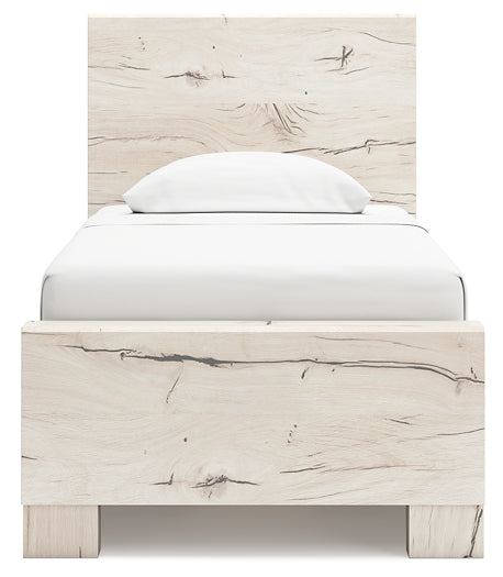 Lawroy Panel Bed With Mirrored Dresser