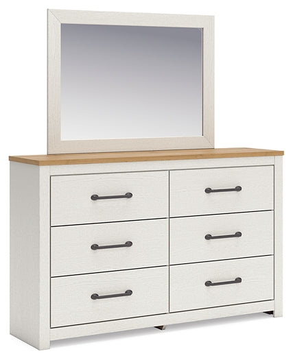 Linnocreek Panel Bed With Mirrored Dresser, Chest And Nightstand